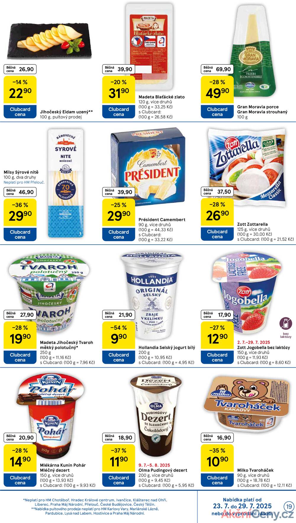 Leták Tesco - Tesco malé hypermarkety od 23.7. do 29.7.2025 - strana 19 Leták Tesco - Tesco malé hypermarkety od 23.7. do 29.7.2025 - strana 19