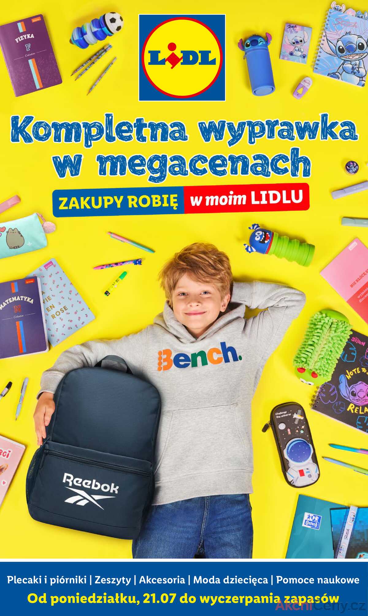 Leták Lidl Polsko 18.7.-30.8.2025 - KATALOG PŘIPRAVENÝ DO ŠKOLY strana 1
