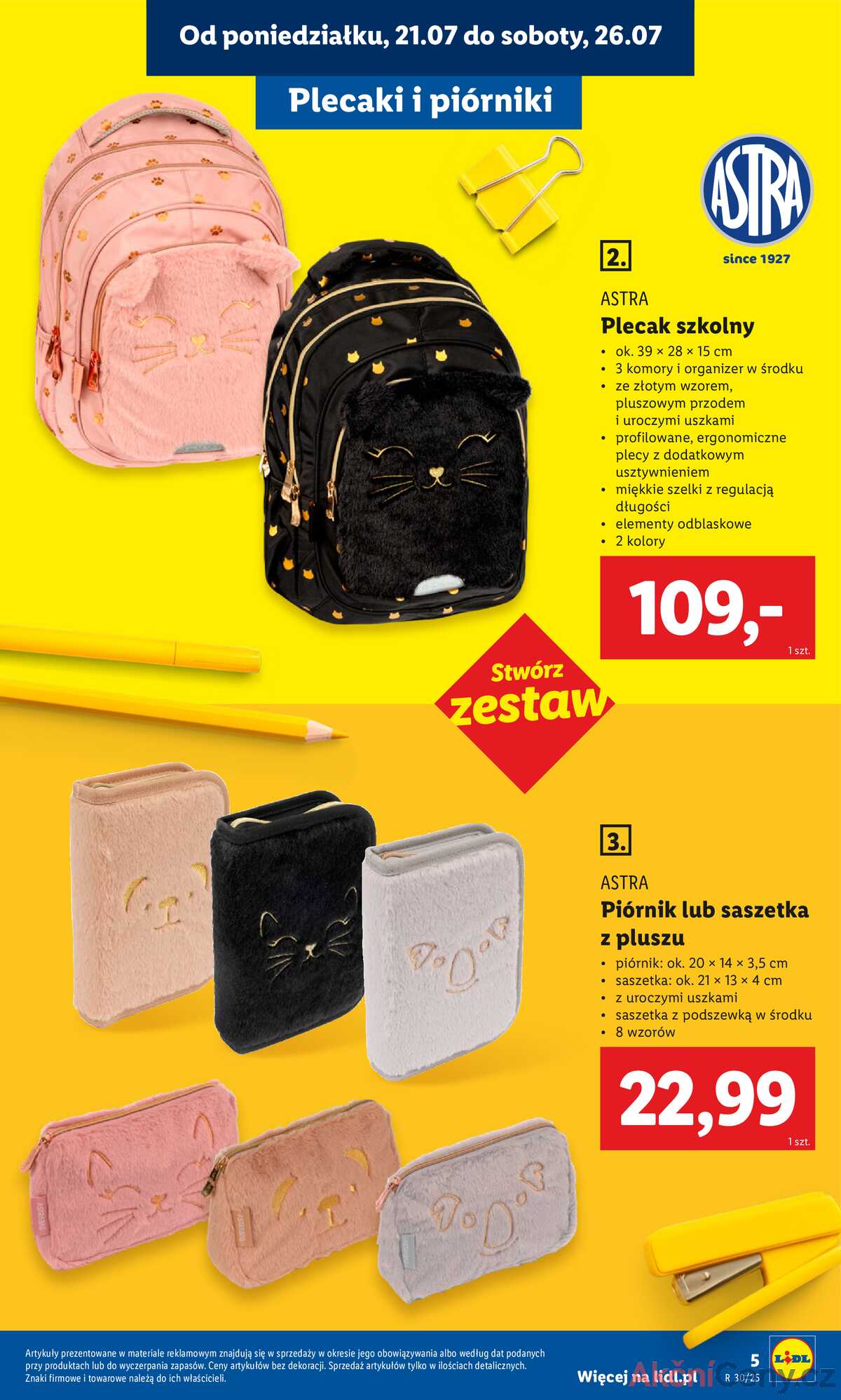 Leták Lidl Polsko 18.7.-30.8.2025 - KATALOG PŘIPRAVENÝ DO ŠKOLY strana 7