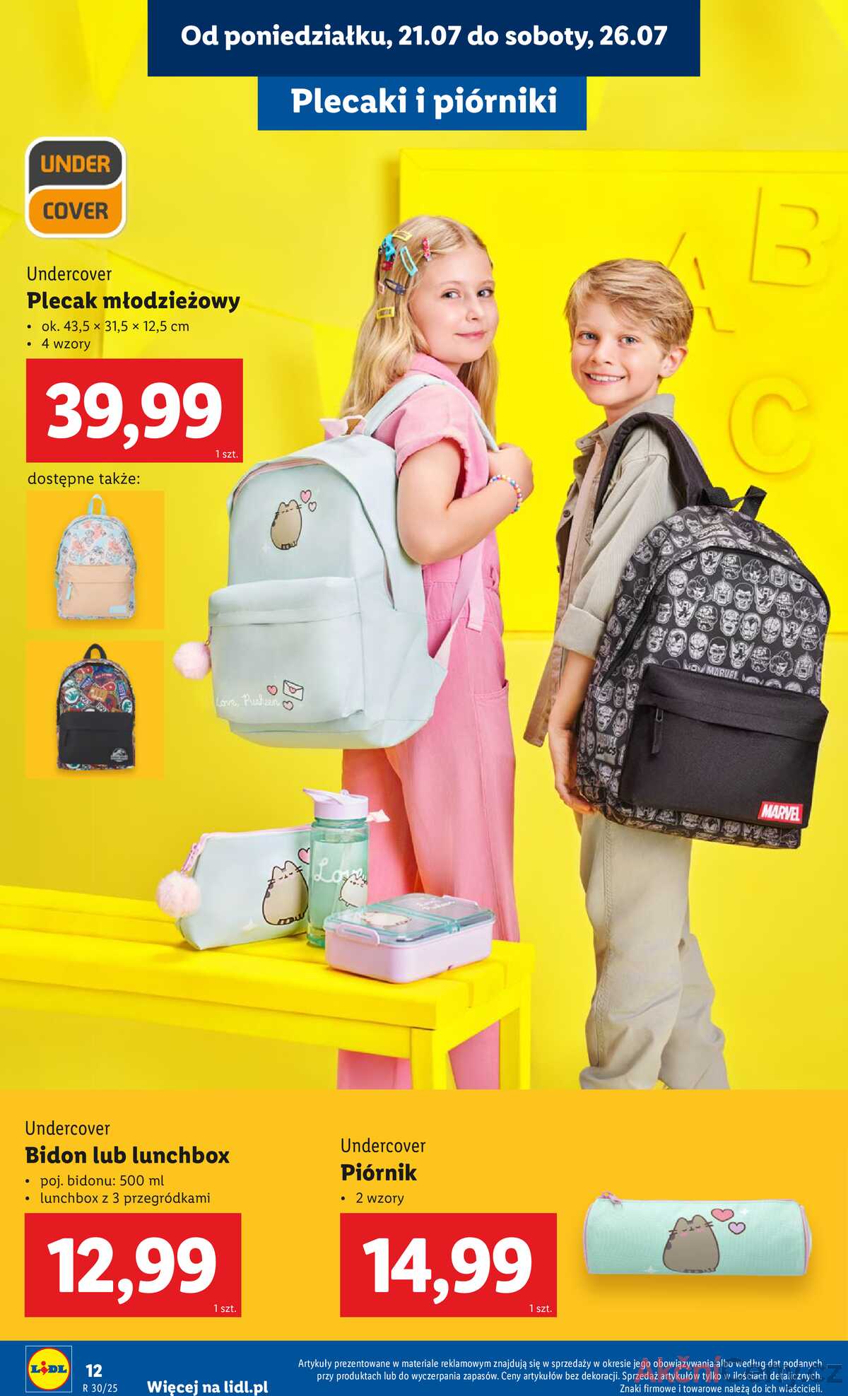 Leták Lidl Polsko 18.7.-30.8.2025 - KATALOG PŘIPRAVENÝ DO ŠKOLY strana 14
