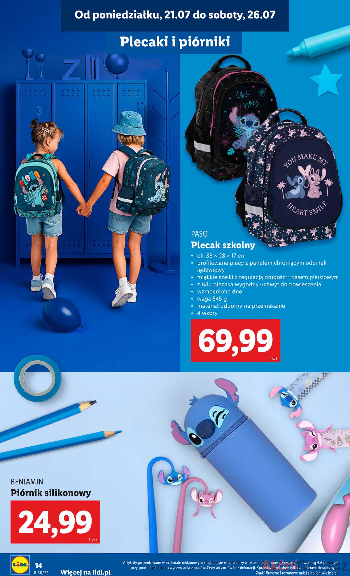 Leták Lidl Polsko 18.7.-30.8.2025 - KATALOG PŘIPRAVENÝ DO ŠKOLY strana 16