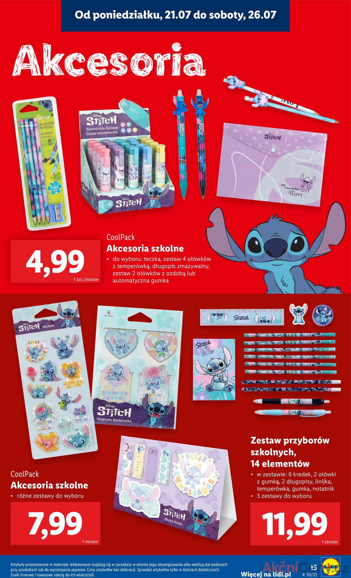 Leták Lidl Polsko 18.7.-30.8.2025 - KATALOG PŘIPRAVENÝ DO ŠKOLY strana 17