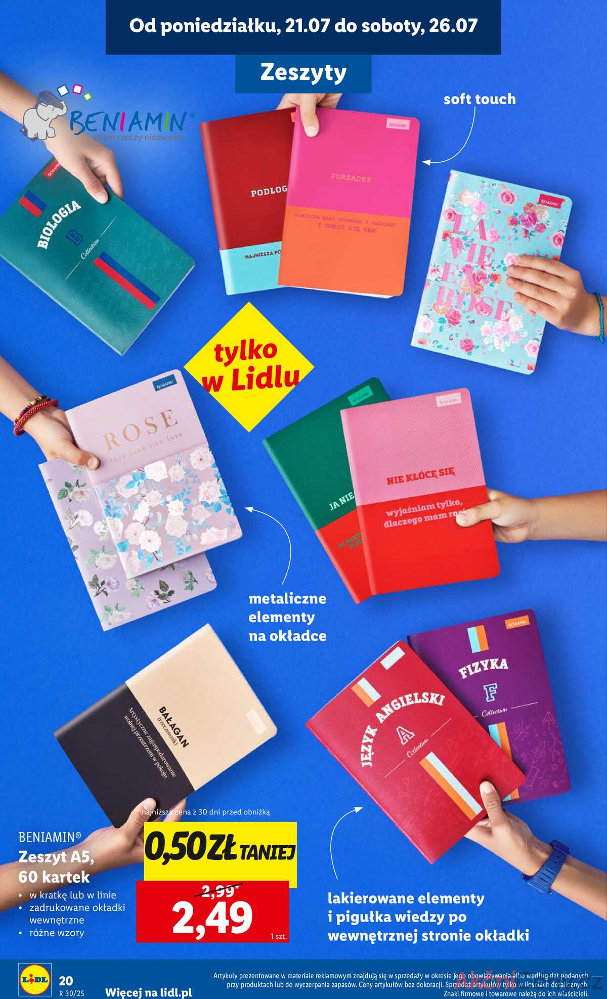 Leták Lidl Polsko 18.7.-30.8.2025 - KATALOG PŘIPRAVENÝ DO ŠKOLY strana 22