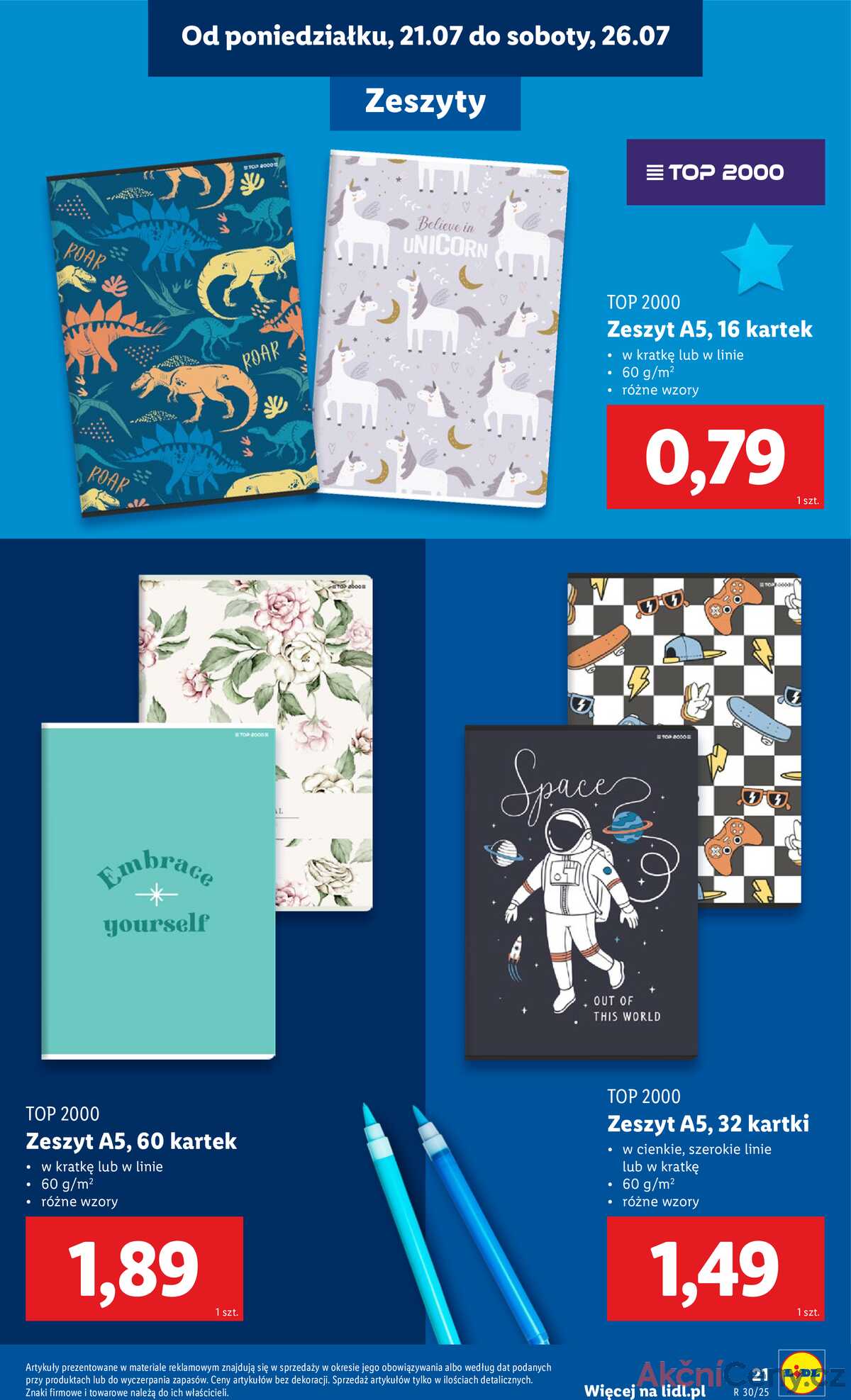 Leták Lidl Polsko 18.7.-30.8.2025 - KATALOG PŘIPRAVENÝ DO ŠKOLY strana 23
