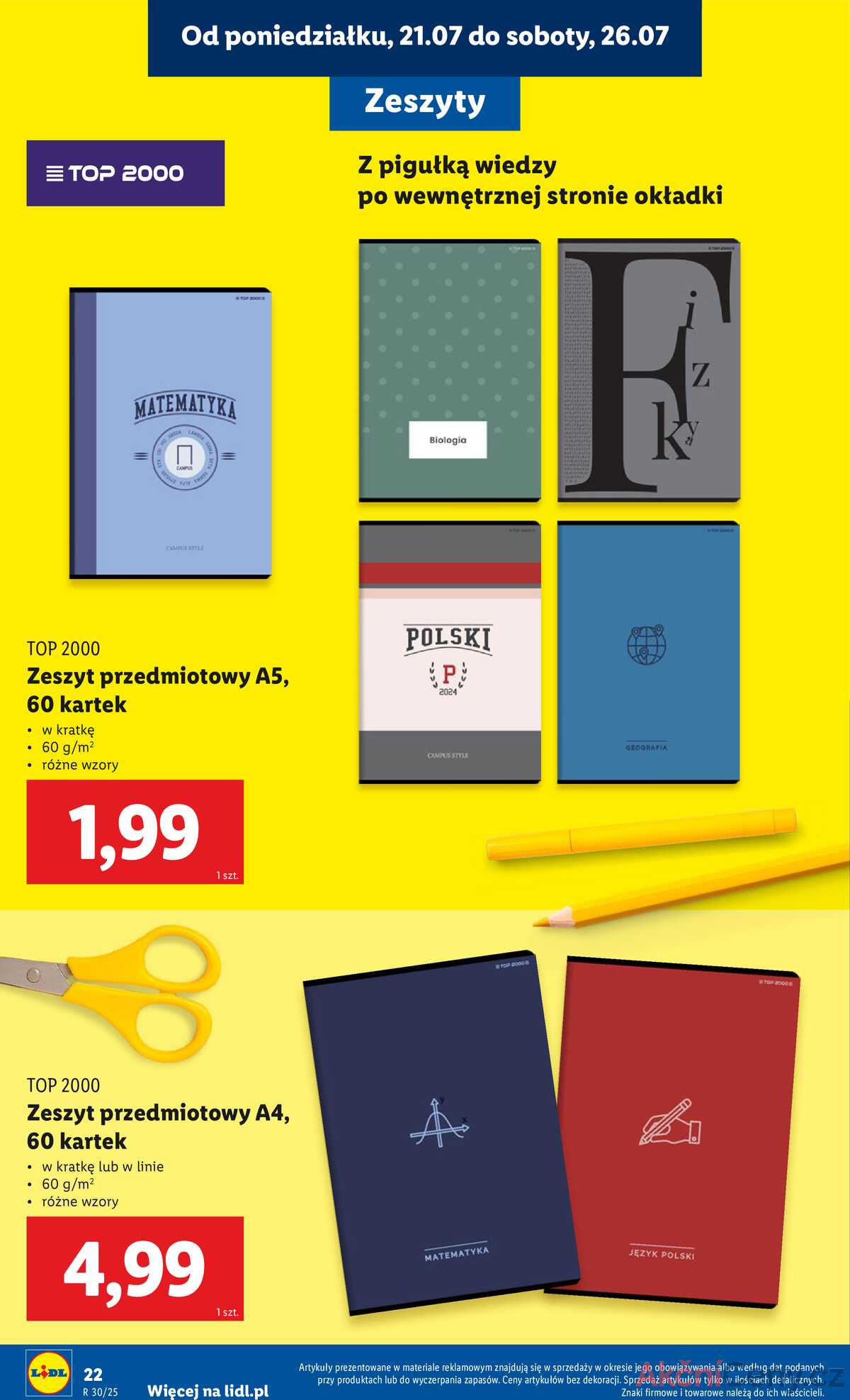Leták Lidl Polsko 18.7.-30.8.2025 - KATALOG PŘIPRAVENÝ DO ŠKOLY strana 24