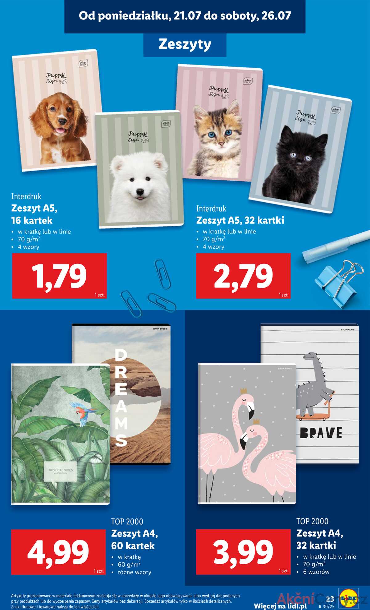 Leták Lidl Polsko 18.7.-30.8.2025 - KATALOG PŘIPRAVENÝ DO ŠKOLY strana 25