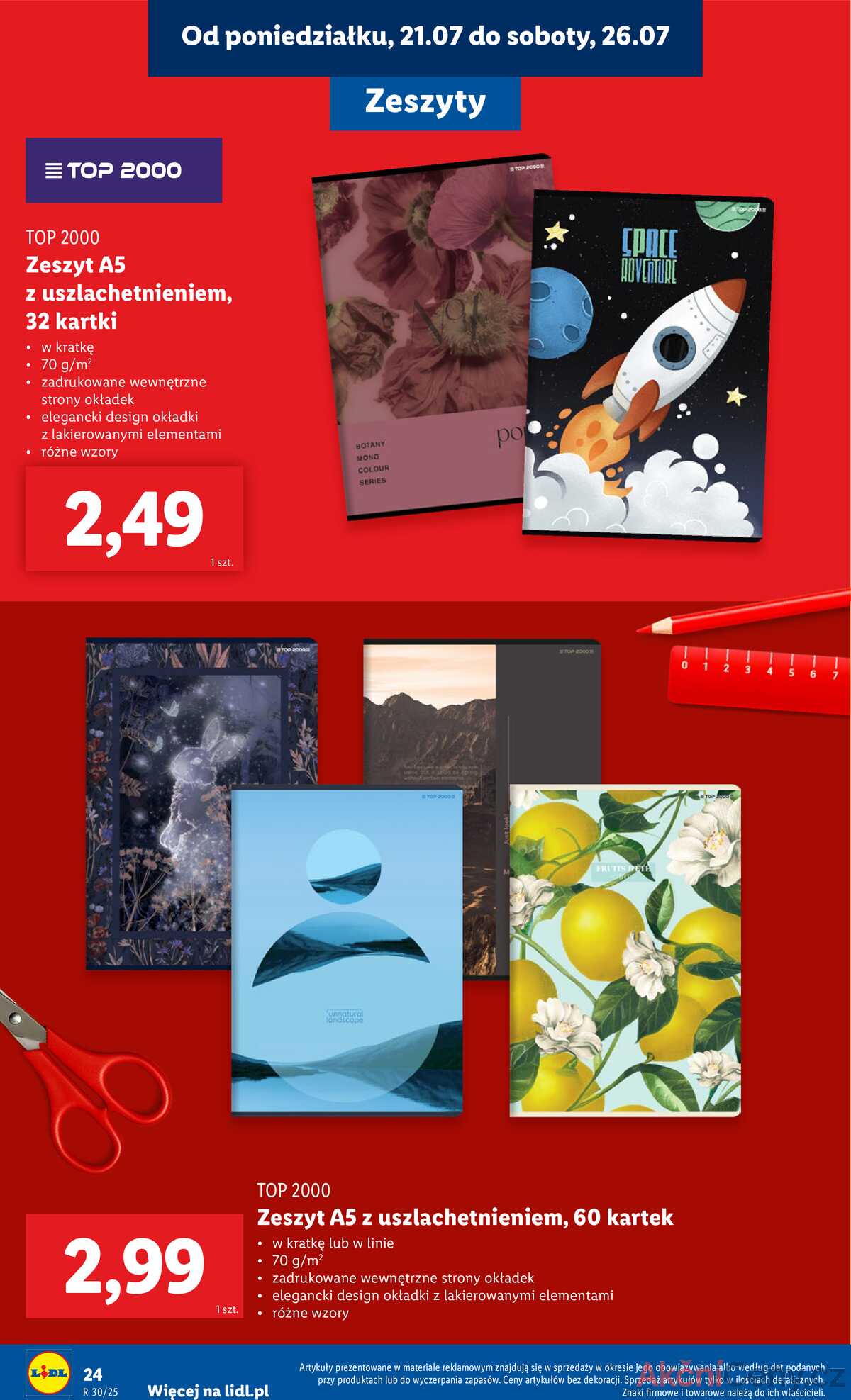 Leták Lidl Polsko 18.7.-30.8.2025 - KATALOG PŘIPRAVENÝ DO ŠKOLY strana 26