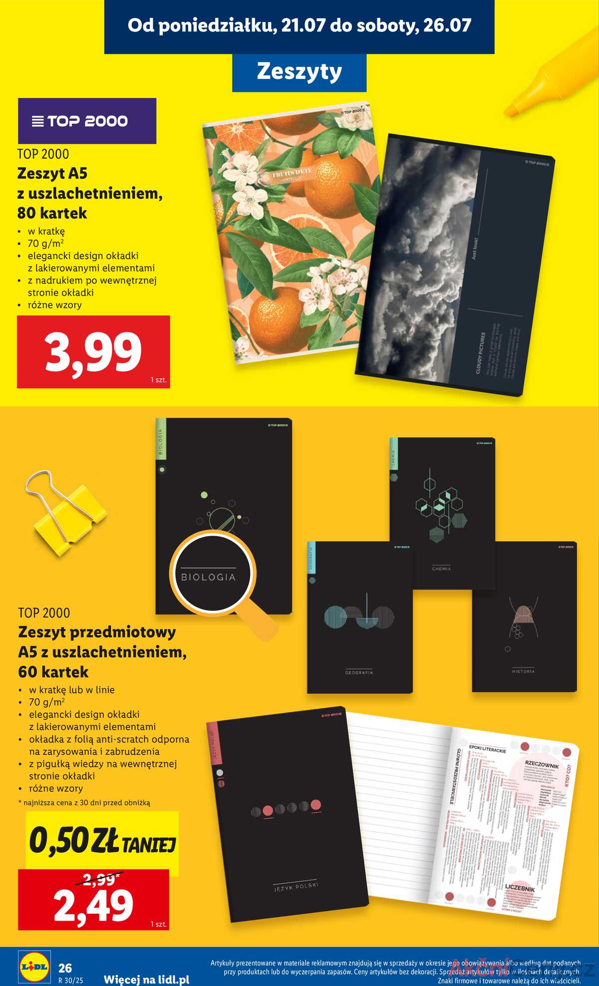 Leták Lidl Polsko 18.7.-30.8.2025 - KATALOG PŘIPRAVENÝ DO ŠKOLY strana 28