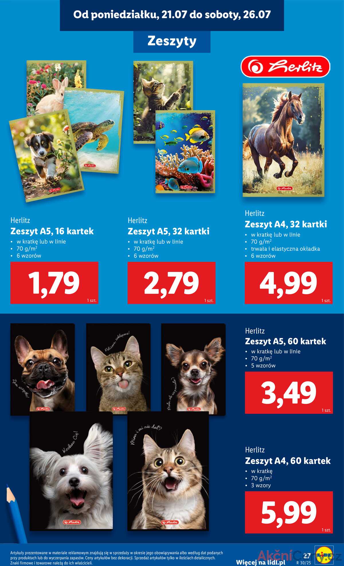 Leták Lidl Polsko 18.7.-30.8.2025 - KATALOG PŘIPRAVENÝ DO ŠKOLY strana 29