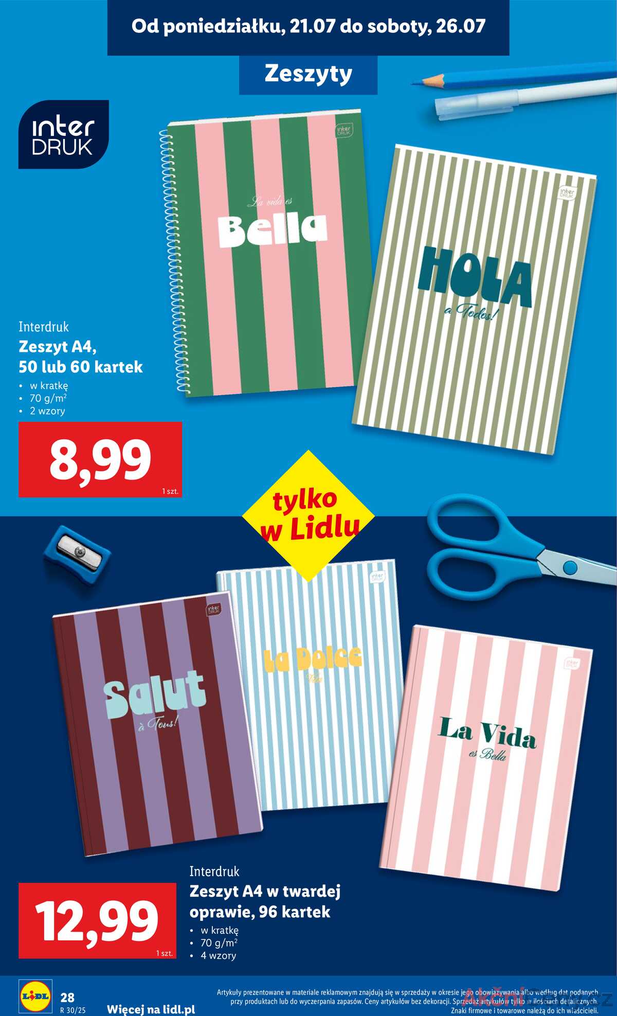 Leták Lidl Polsko 18.7.-30.8.2025 - KATALOG PŘIPRAVENÝ DO ŠKOLY strana 30