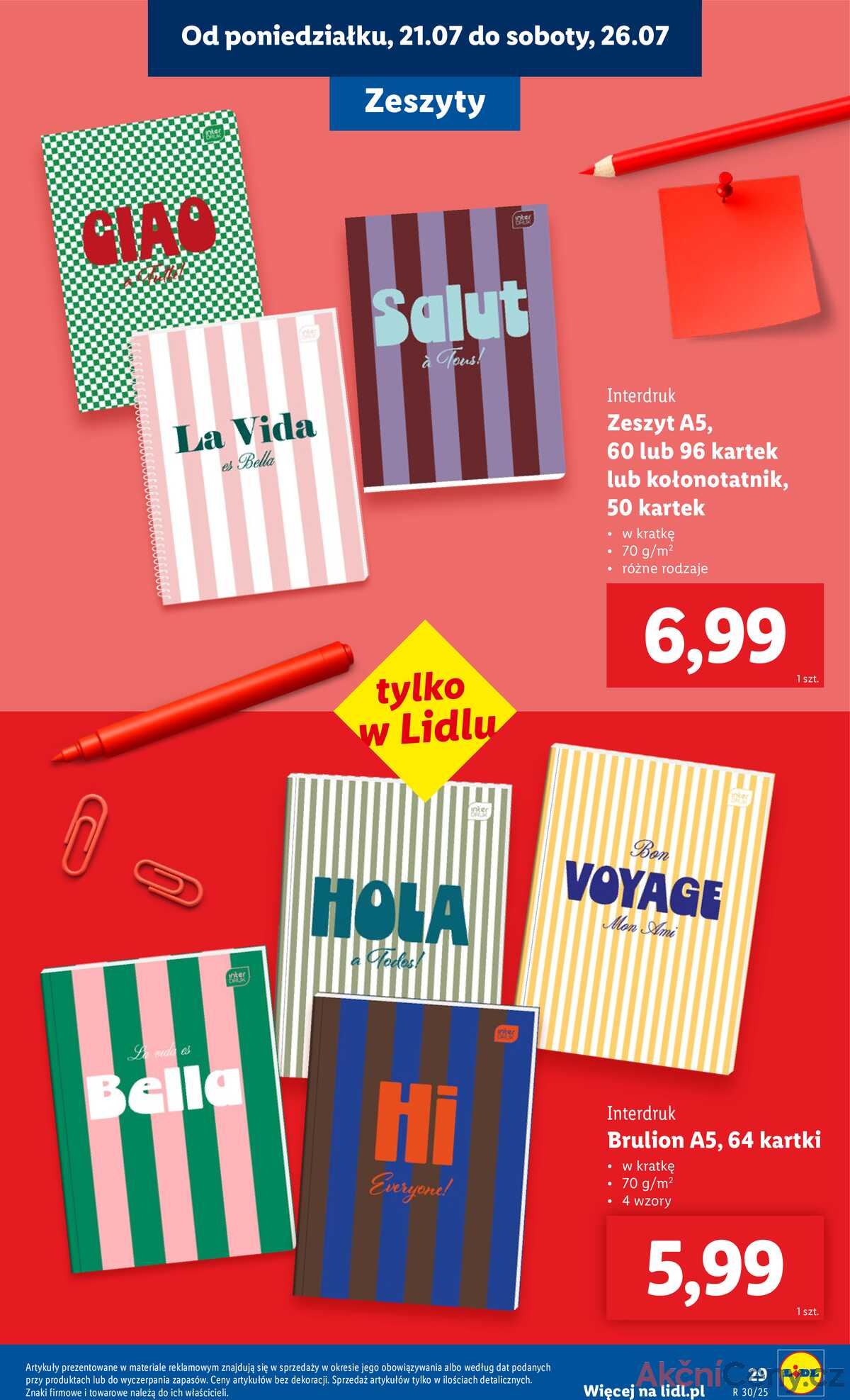 Leták Lidl Polsko 18.7.-30.8.2025 - KATALOG PŘIPRAVENÝ DO ŠKOLY strana 31