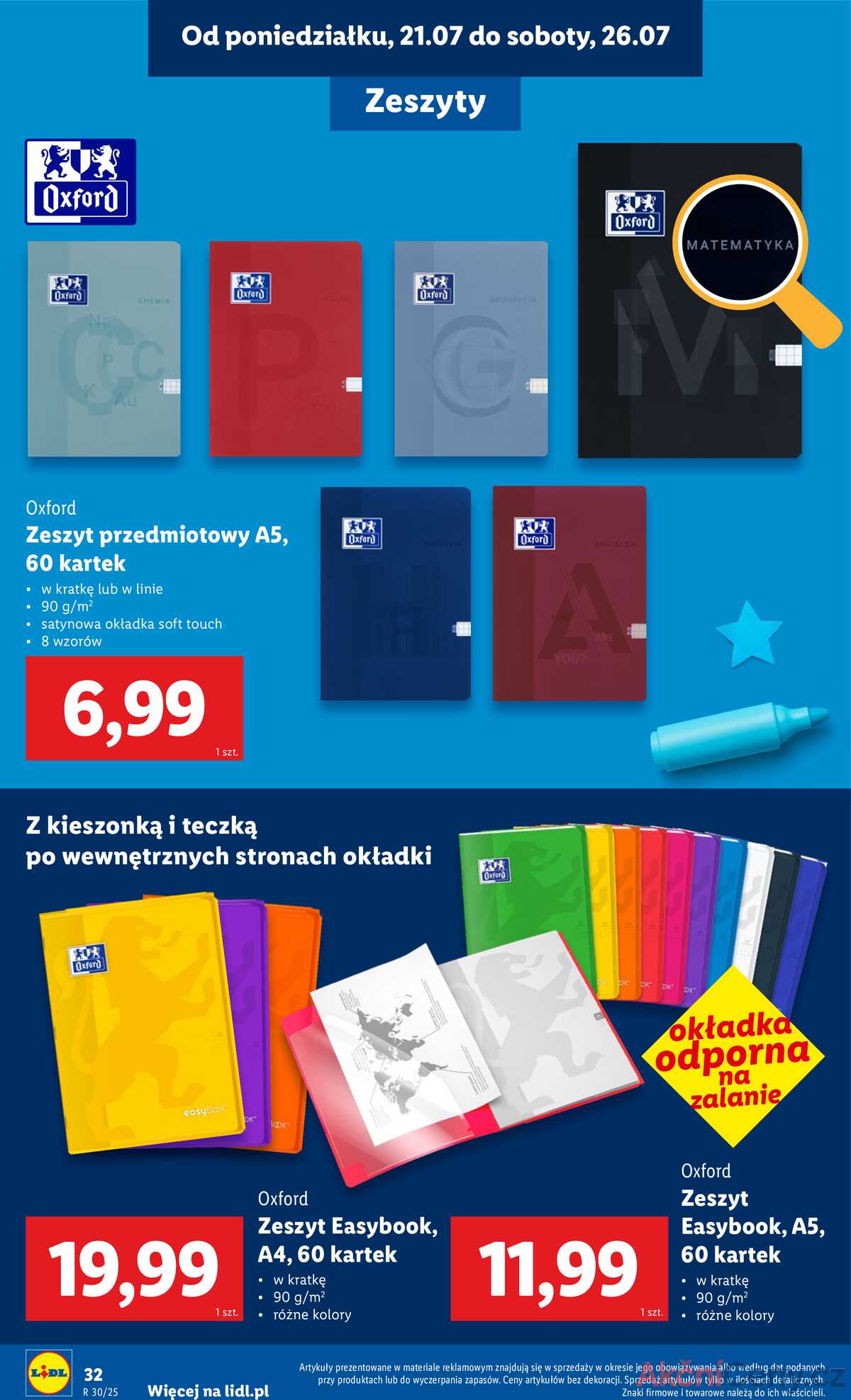 Leták Lidl Polsko 18.7.-30.8.2025 - KATALOG PŘIPRAVENÝ DO ŠKOLY strana 34