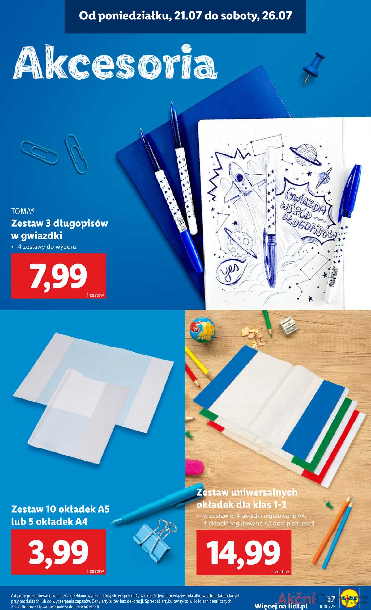 Leták Lidl Polsko 18.7.-30.8.2025 - KATALOG PŘIPRAVENÝ DO ŠKOLY strana 39