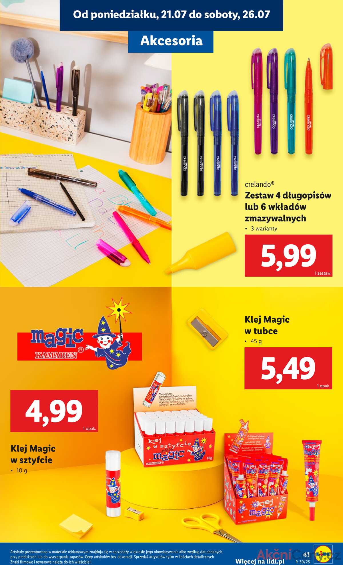 Leták Lidl Polsko 18.7.-30.8.2025 - KATALOG PŘIPRAVENÝ DO ŠKOLY strana 43