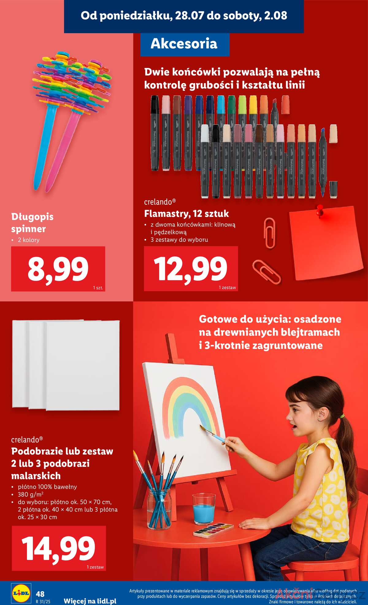 Leták Lidl Polsko 18.7.-30.8.2025 - KATALOG PŘIPRAVENÝ DO ŠKOLY strana 50