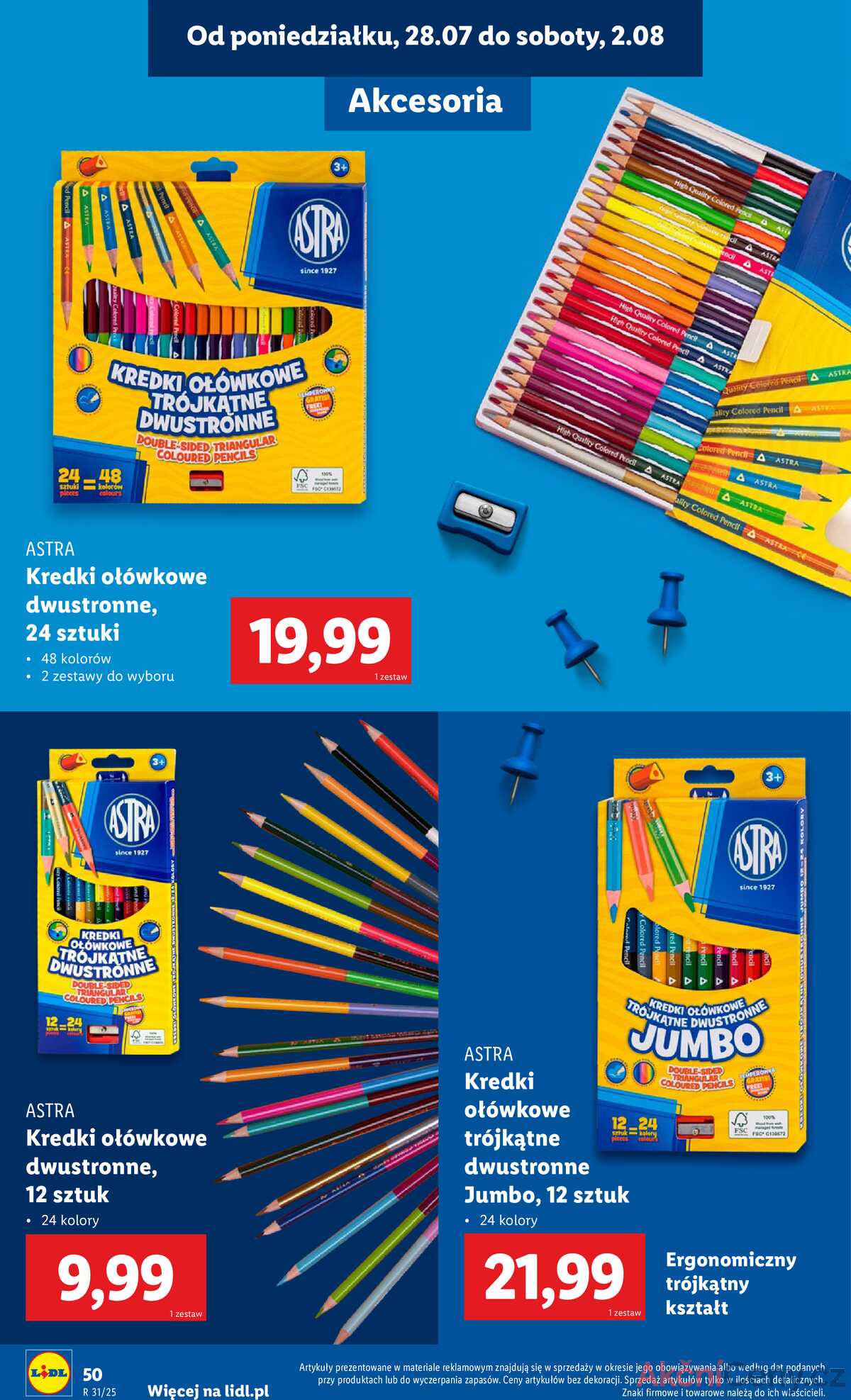 Leták Lidl Polsko 18.7.-30.8.2025 - KATALOG PŘIPRAVENÝ DO ŠKOLY strana 52