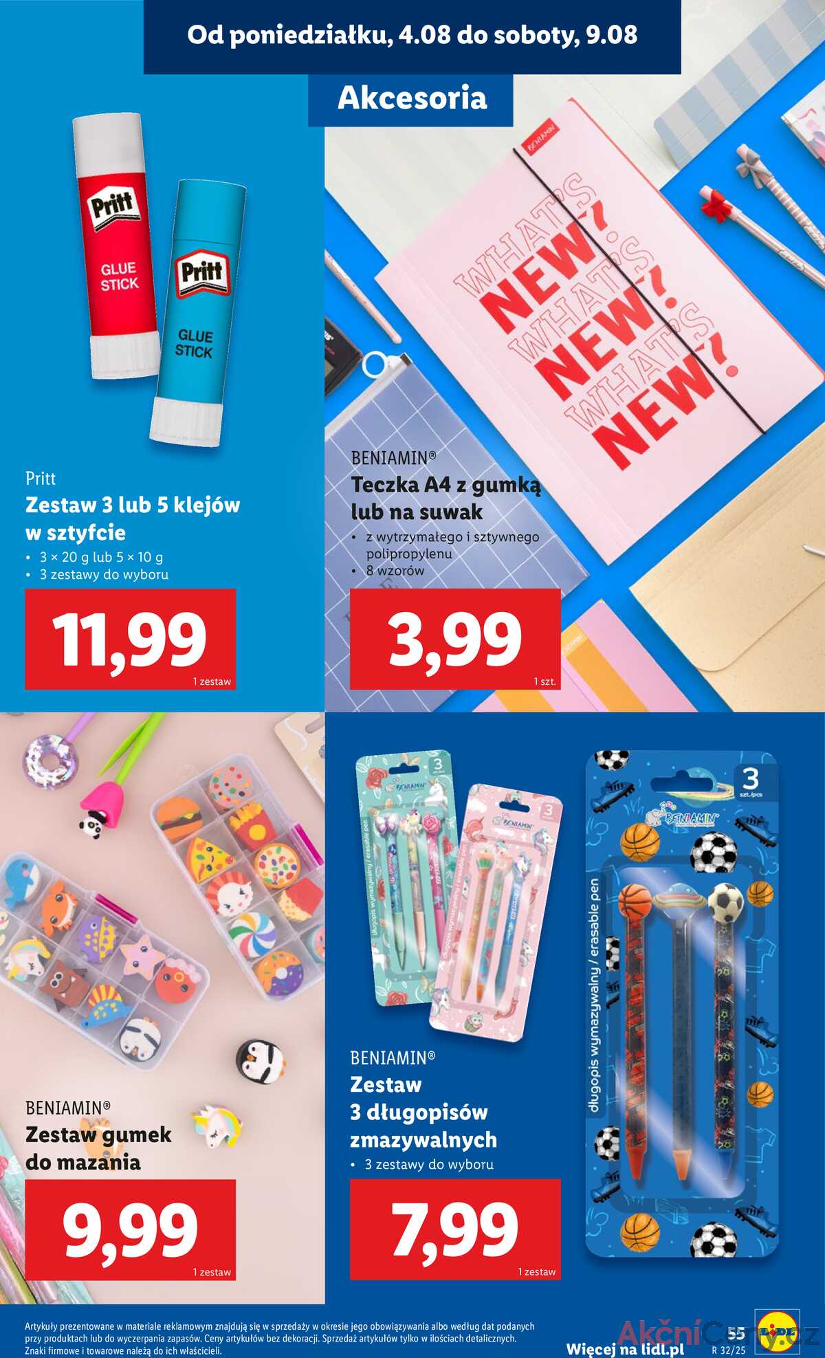 Leták Lidl Polsko 18.7.-30.8.2025 - KATALOG PŘIPRAVENÝ DO ŠKOLY strana 57