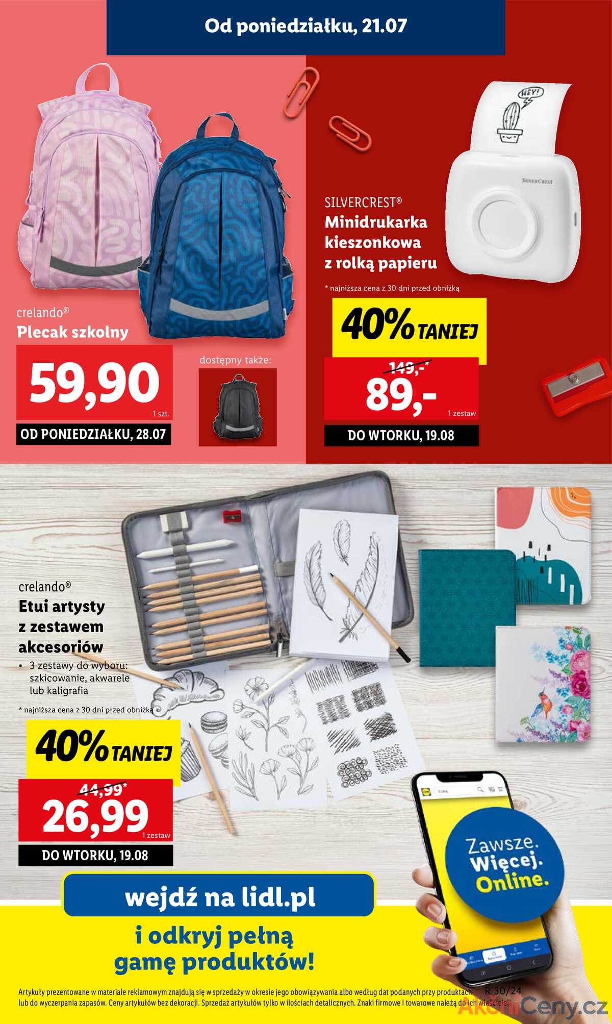 Leták Lidl Polsko 18.7.-30.8.2025 - KATALOG PŘIPRAVENÝ DO ŠKOLY strana 67