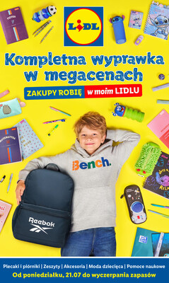 Leták Lidl Polsko 18.7.-30.8.2025 - KATALOG PŘIPRAVENÝ DO ŠKOLY
