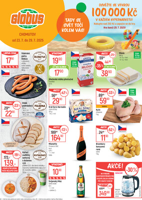 Akční leták Globus 23.7. - 29.7.2025 - Globus Chomutov