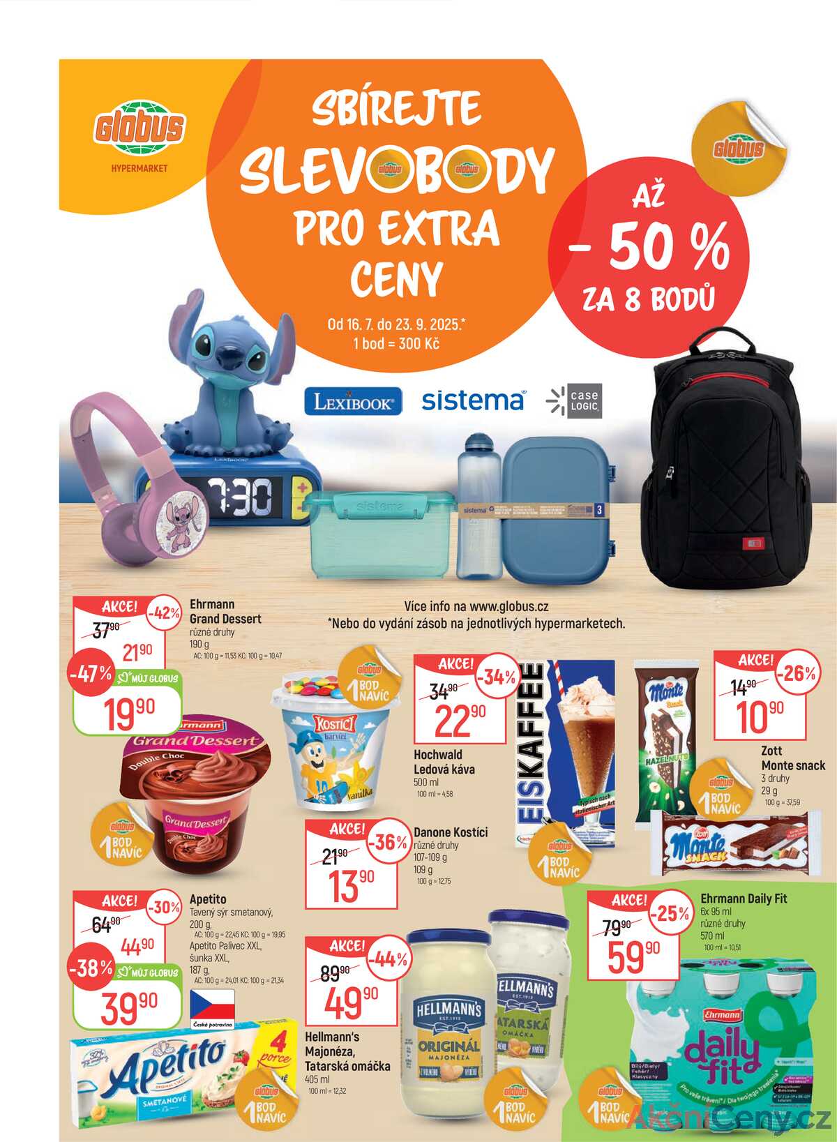 Akční leták Globus 23.7. - 5.8.2025 - Globus Brno Ivanovice strana 1