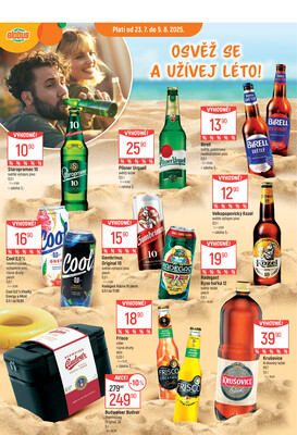 Akční leták Globus 23.7. - 5.8.2025 - Globus Praha - Štěrboholy