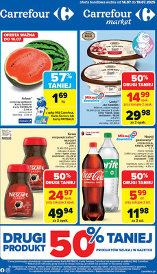 Leták Carrefour Polsko 14.7.-19.7.2025 - Trh od pondělí