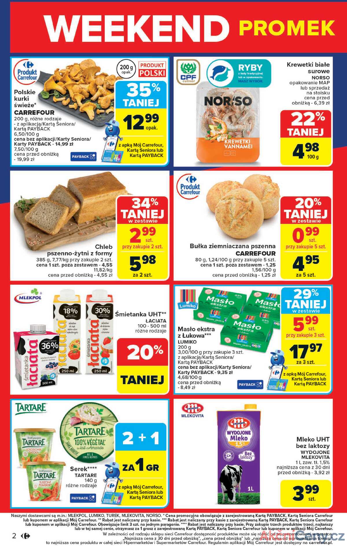 Leták Carrefour Polsko 17.7.-19.7.2025 - Víkendové promo akce od čtvrtka strana 2