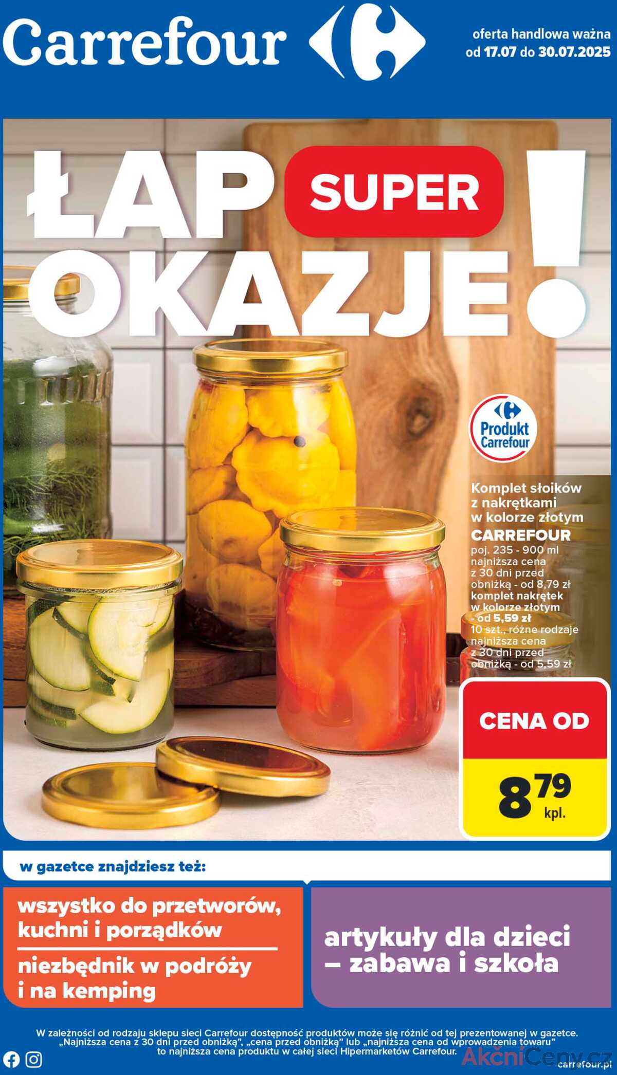 Leták Carrefour Polsko 17.7.-30.7.2025 - Sledujte výhodné nabídky od čtvrtka! strana 1