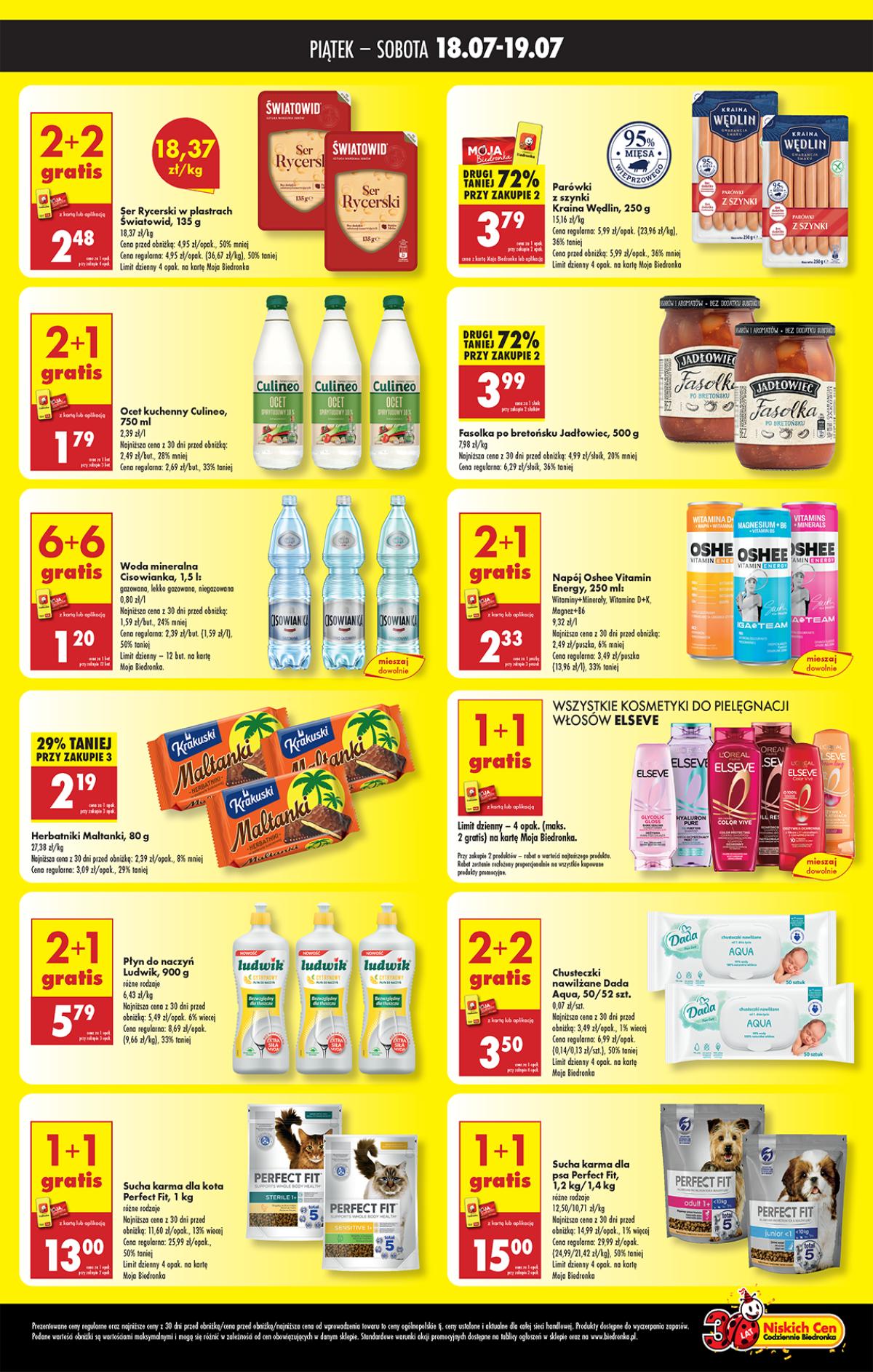 Leták Biedronka Polsko 18.7.-19.7.2025 strana 2