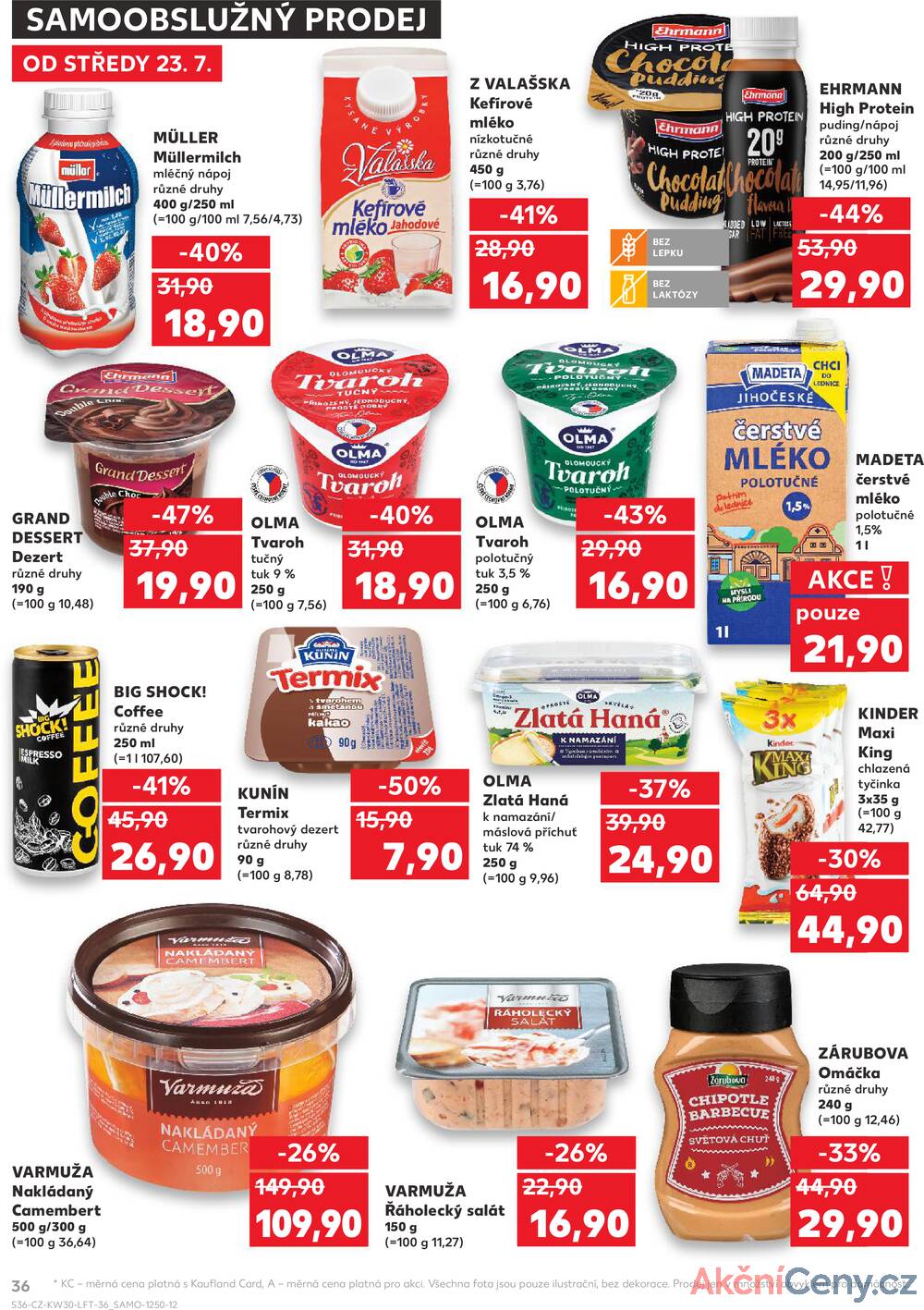 Leták Kaufland - Kaufland 23.7. - 29.7. - Kaufland - Děčín - strana 36