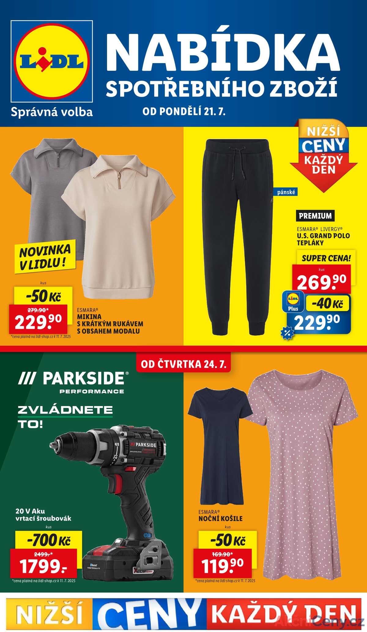 Lidl Spotřební zboží 21.7. - 27.7. strana 1