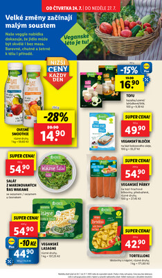 Lidl Čtvrtek od 24.7. do 27.7.2025
