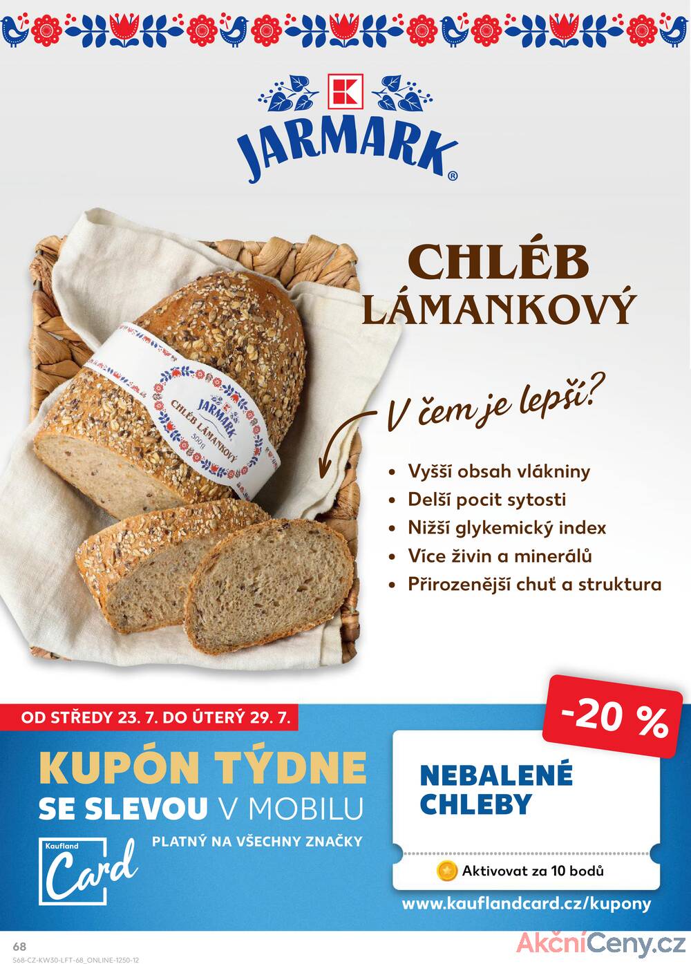 Leták Kaufland - Kaufland 23.7. - 29.7. - Kaufland - Tábor - strana 68
