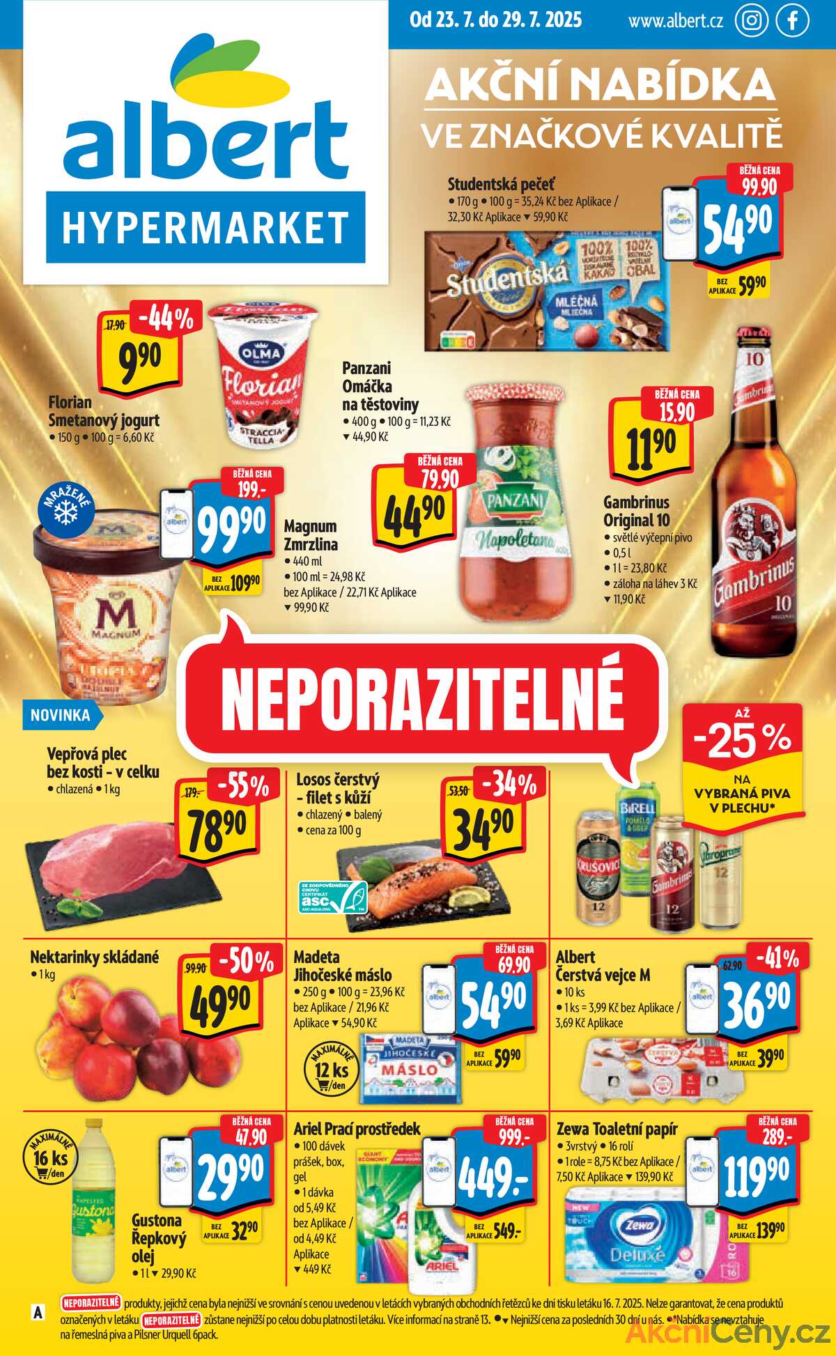 Albert  Hypermarket od 23.7. do 29.7.2025 strana 1