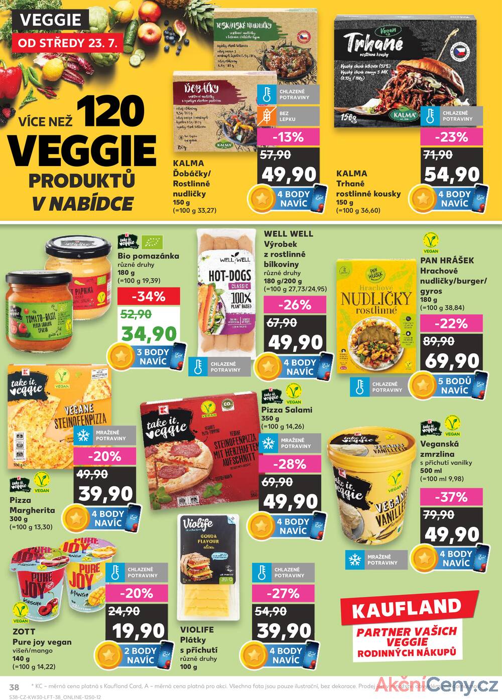 Leták Kaufland - Kaufland 23.7. - 29.7. - Kaufland - Ostrava - Mariánské Hory - strana 38