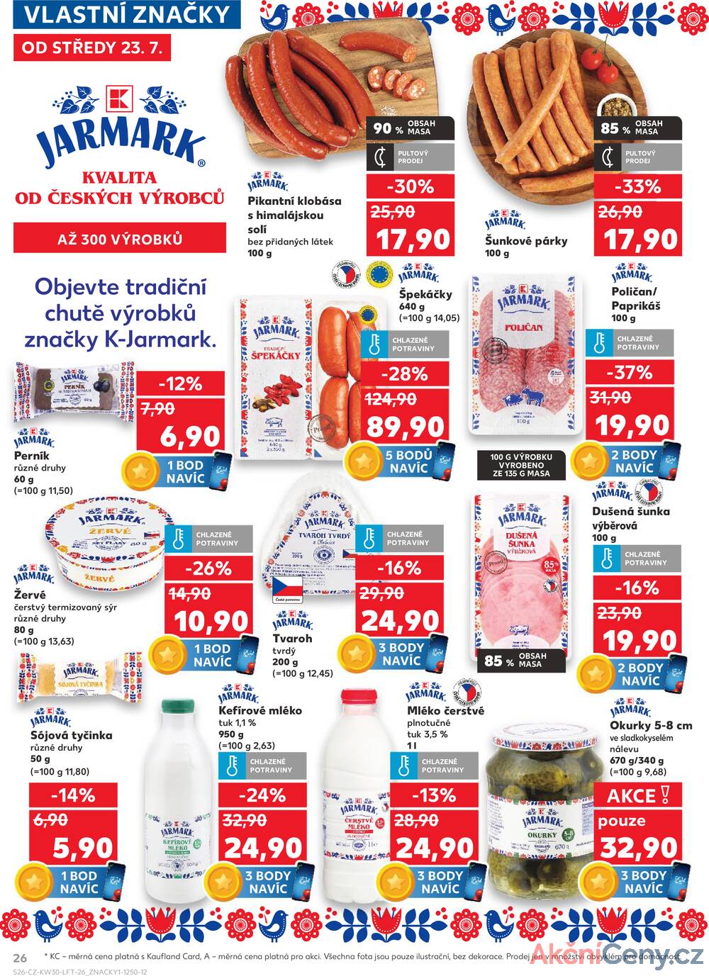 Leták Kaufland - Kaufland 23.7. - 29.7. - Kaufland - Ostrava - Poruba - strana 26