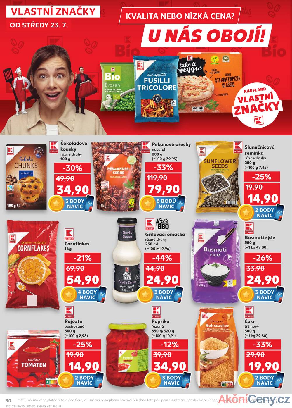Leták Kaufland - Kaufland 23.7. - 29.7. - Kaufland - Rakovník (ul. Luženská) - strana 30