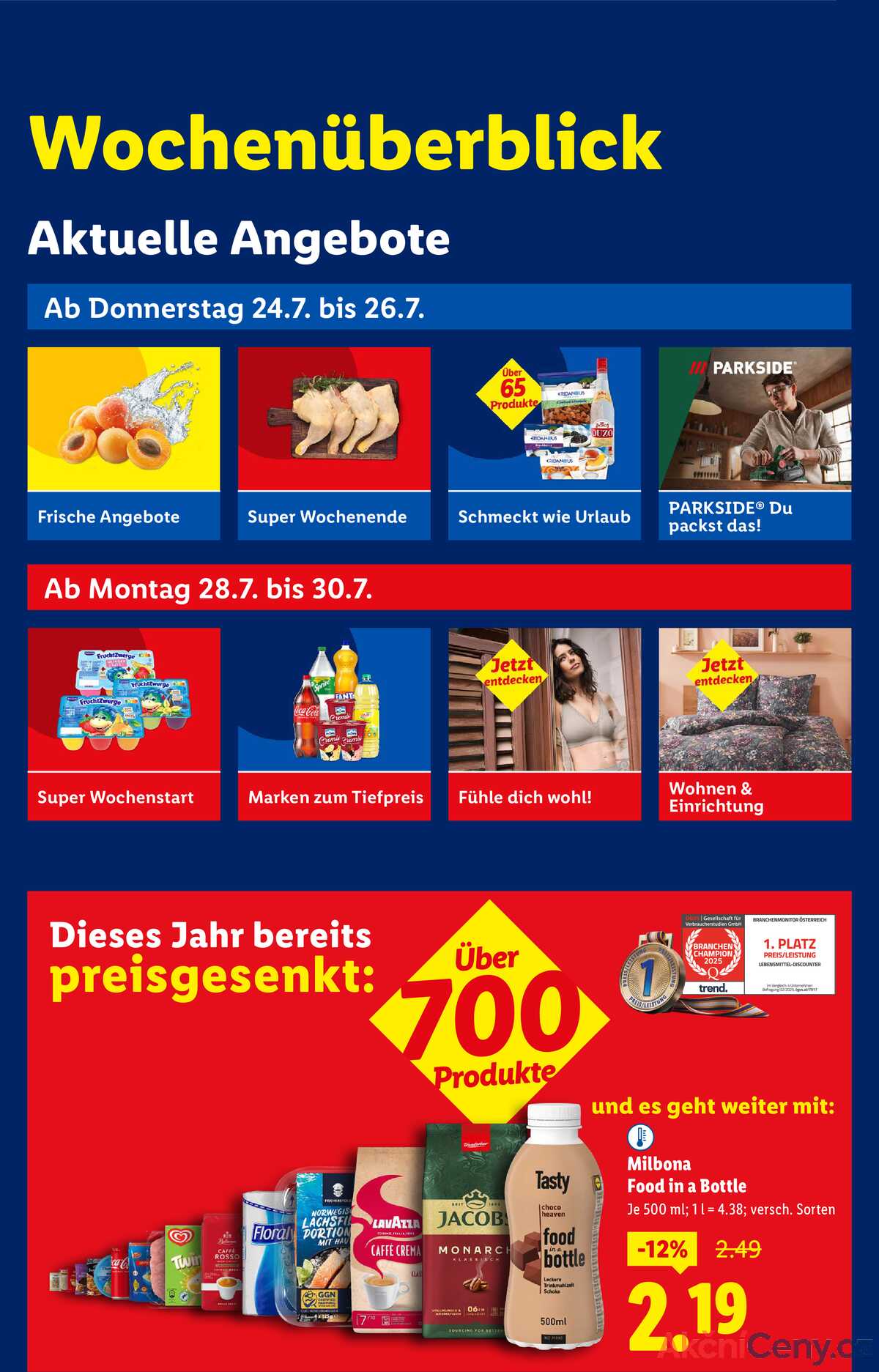 Leták Lidl Rakousko 24.7.-30.7.2025 strana 2