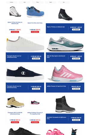 Intersport Boty - 20. 7. 2025