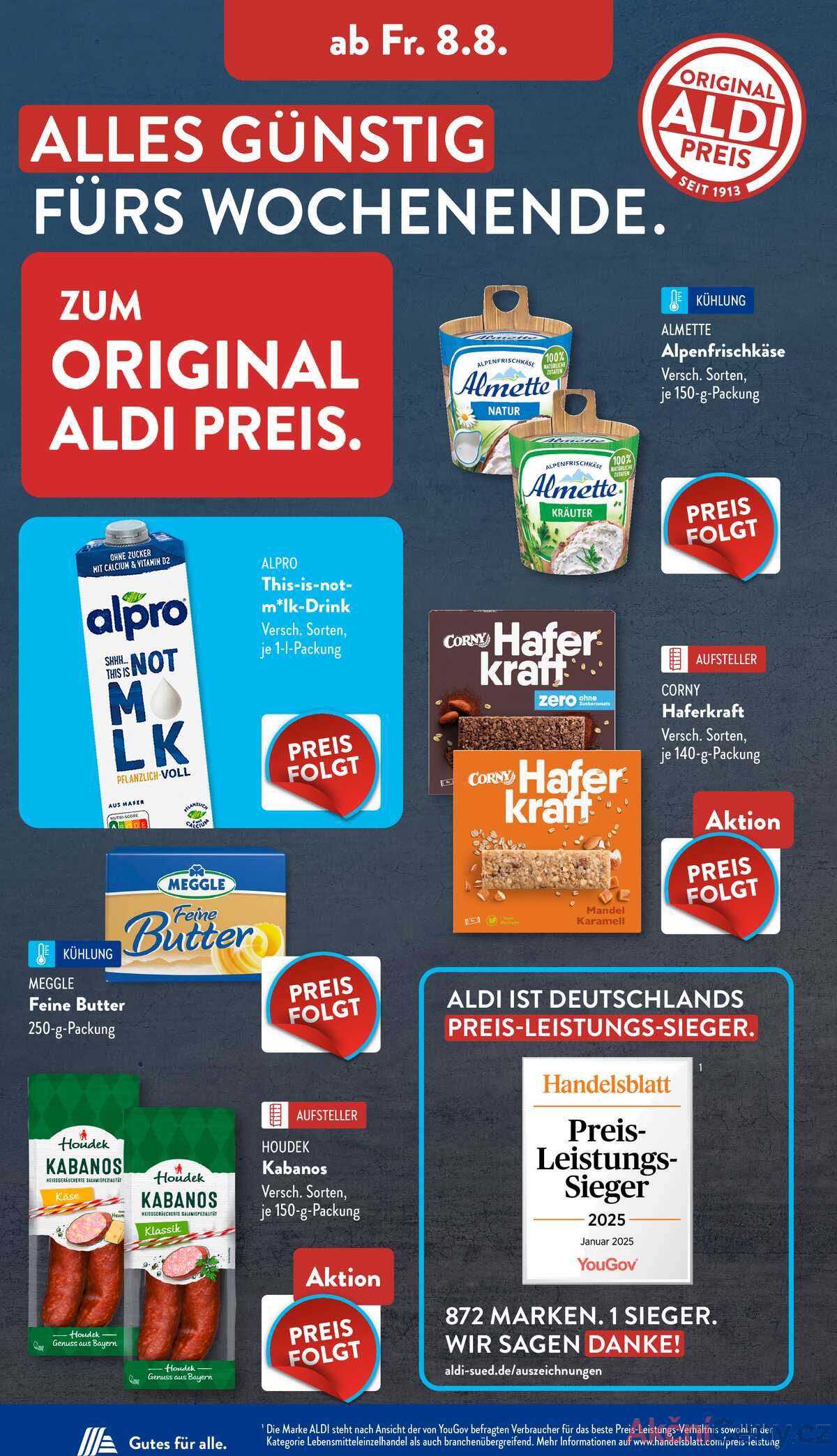 Leták ALDI SÜD Německo 4.8.-10.8.2025 strana 12
