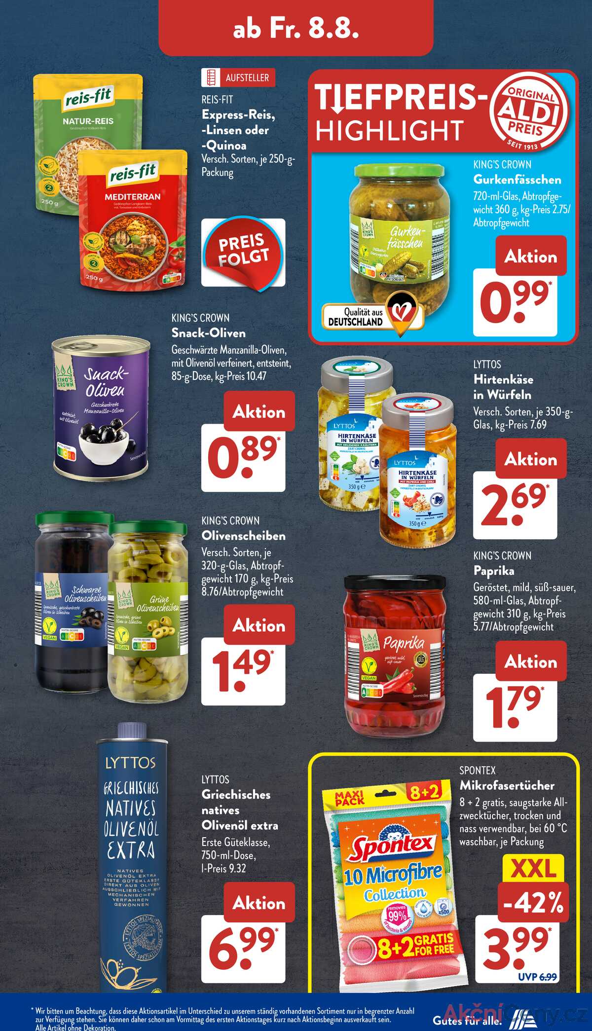Leták ALDI SÜD Německo 4.8.-10.8.2025 strana 15