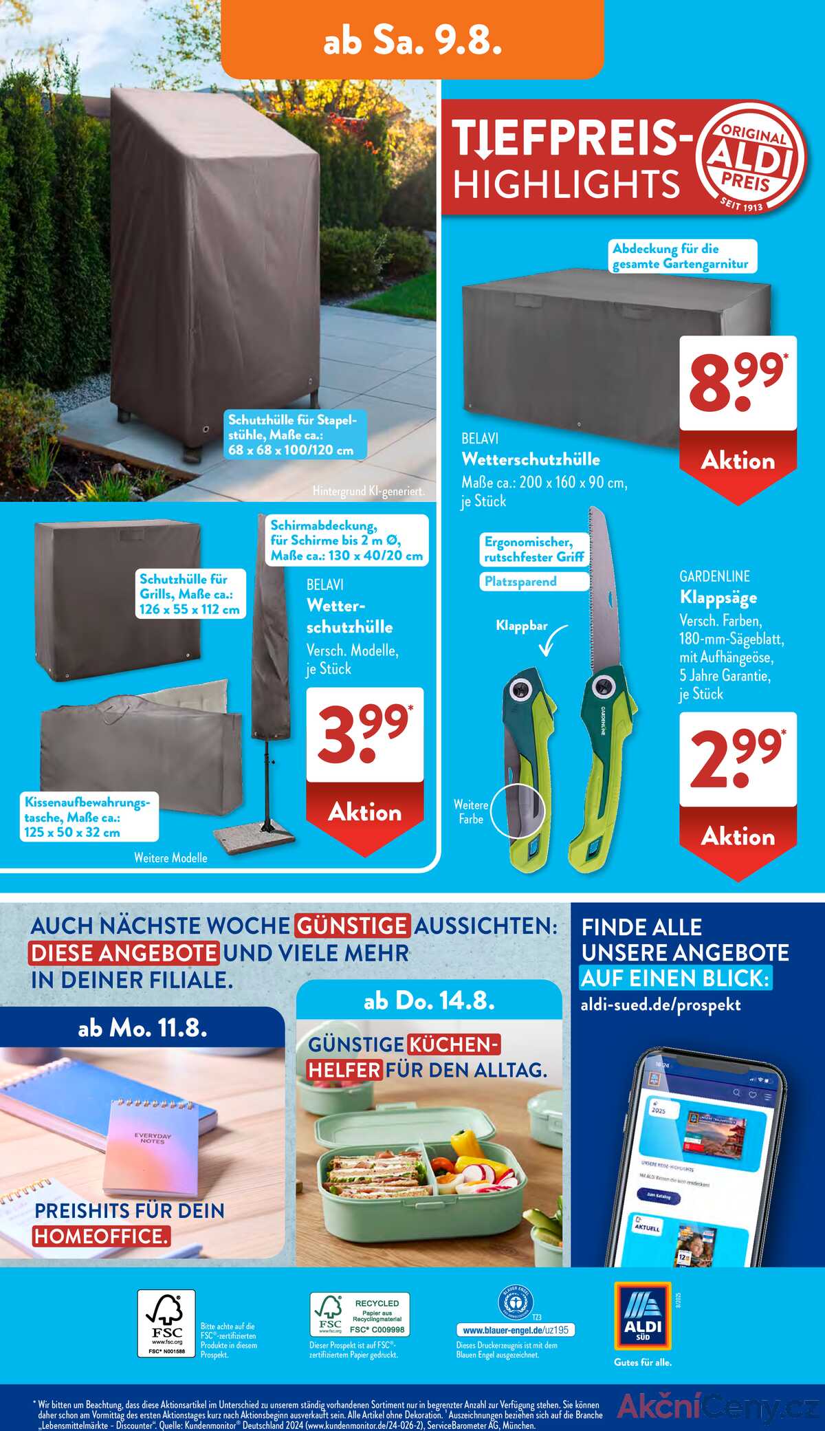 Leták ALDI SÜD Německo 4.8.-10.8.2025 strana 19
