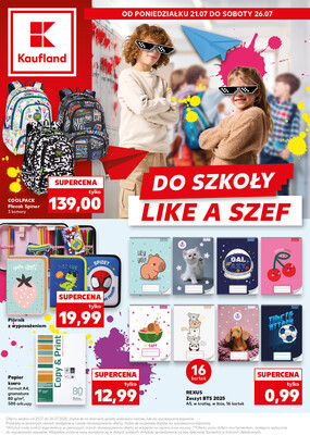 Leták Kaufland Polsko 21.7.-26.7.2025