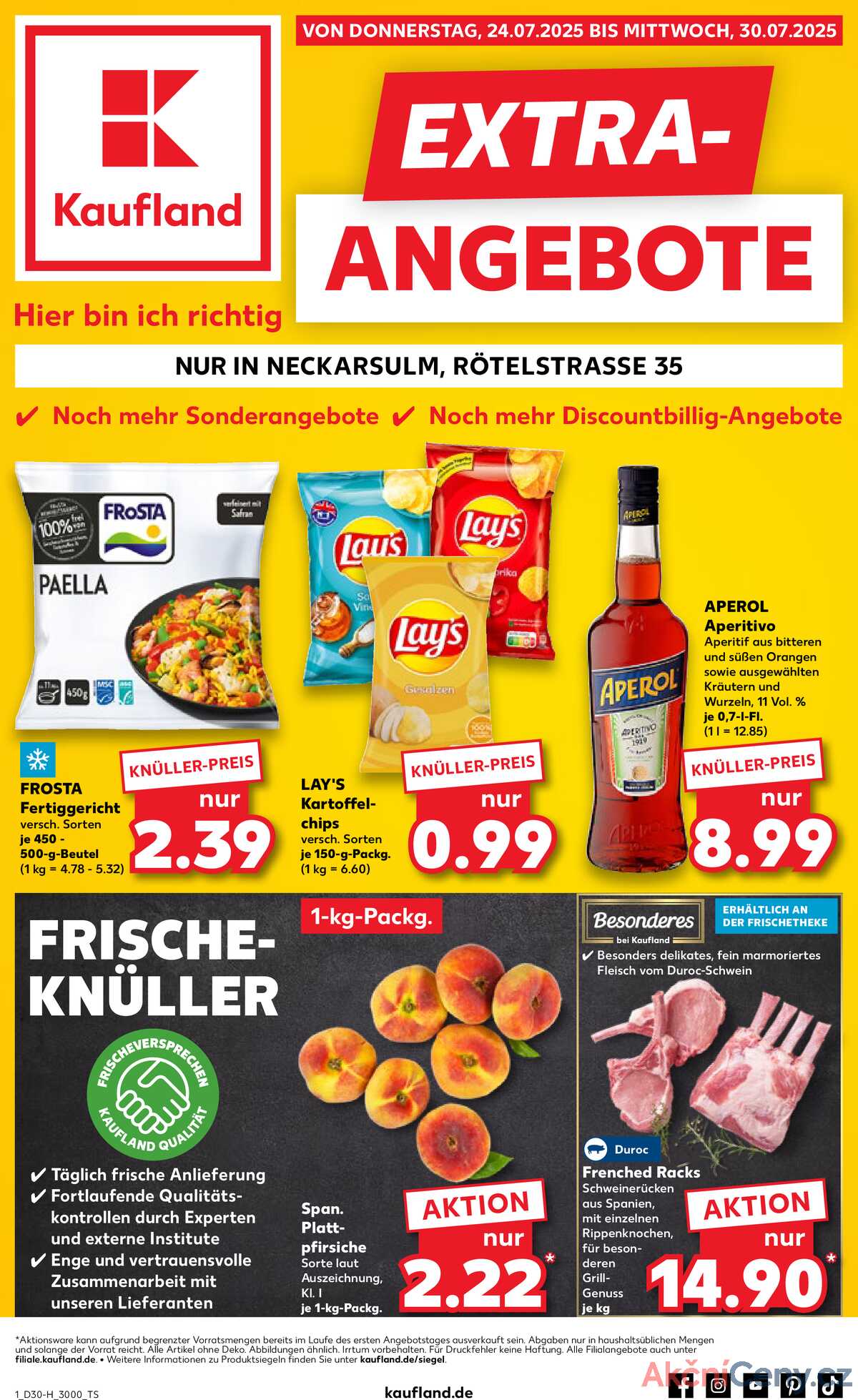 Leták Kaufland Německo 24.7.-30.7.2025 strana 1