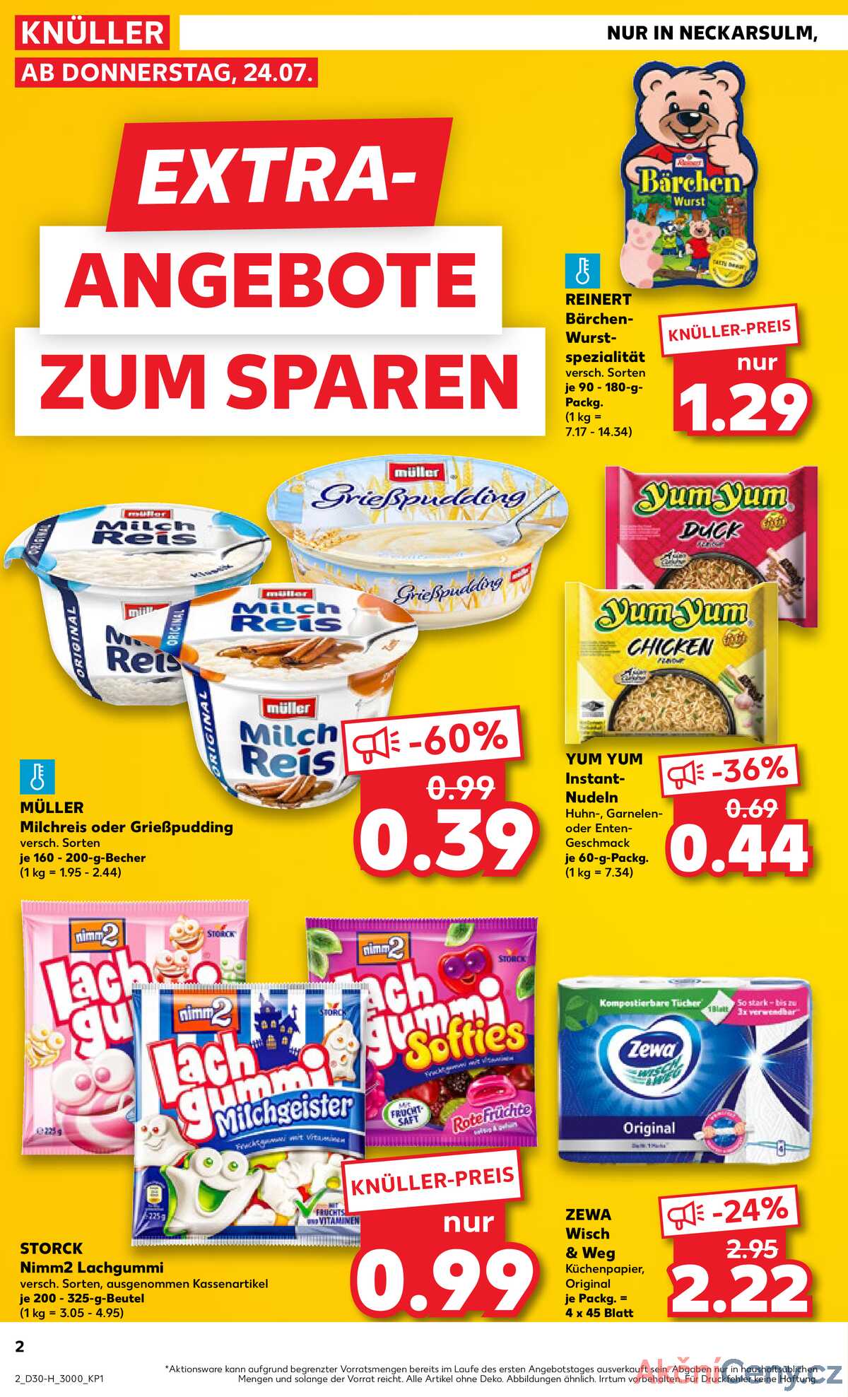 Leták Kaufland Německo 24.7.-30.7.2025 strana 2