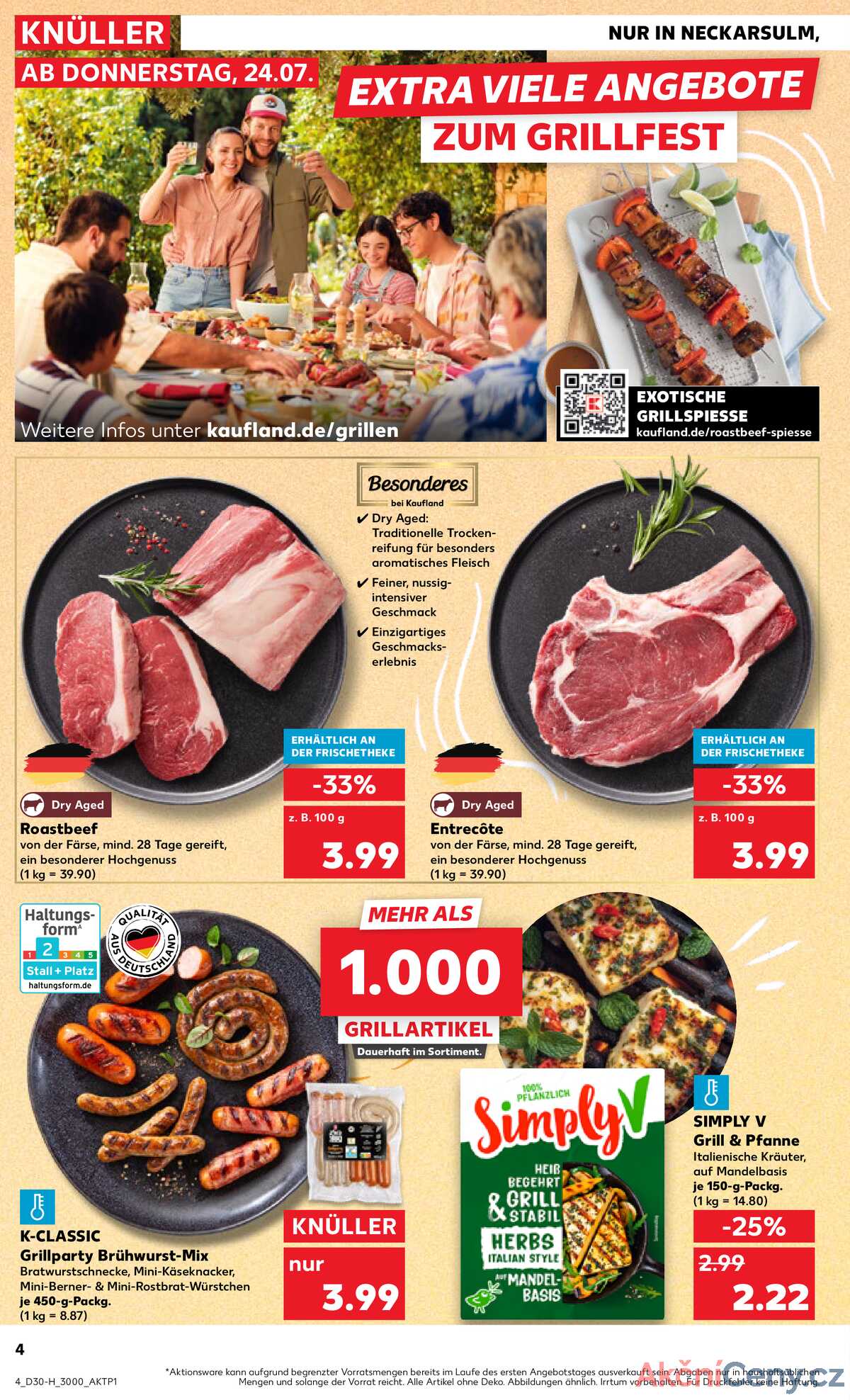 Leták Kaufland Německo 24.7.-30.7.2025 strana 4
