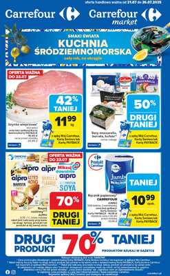 Leták Carrefour Polsko 21.7.-26.7.2025 - Trh od pondělí