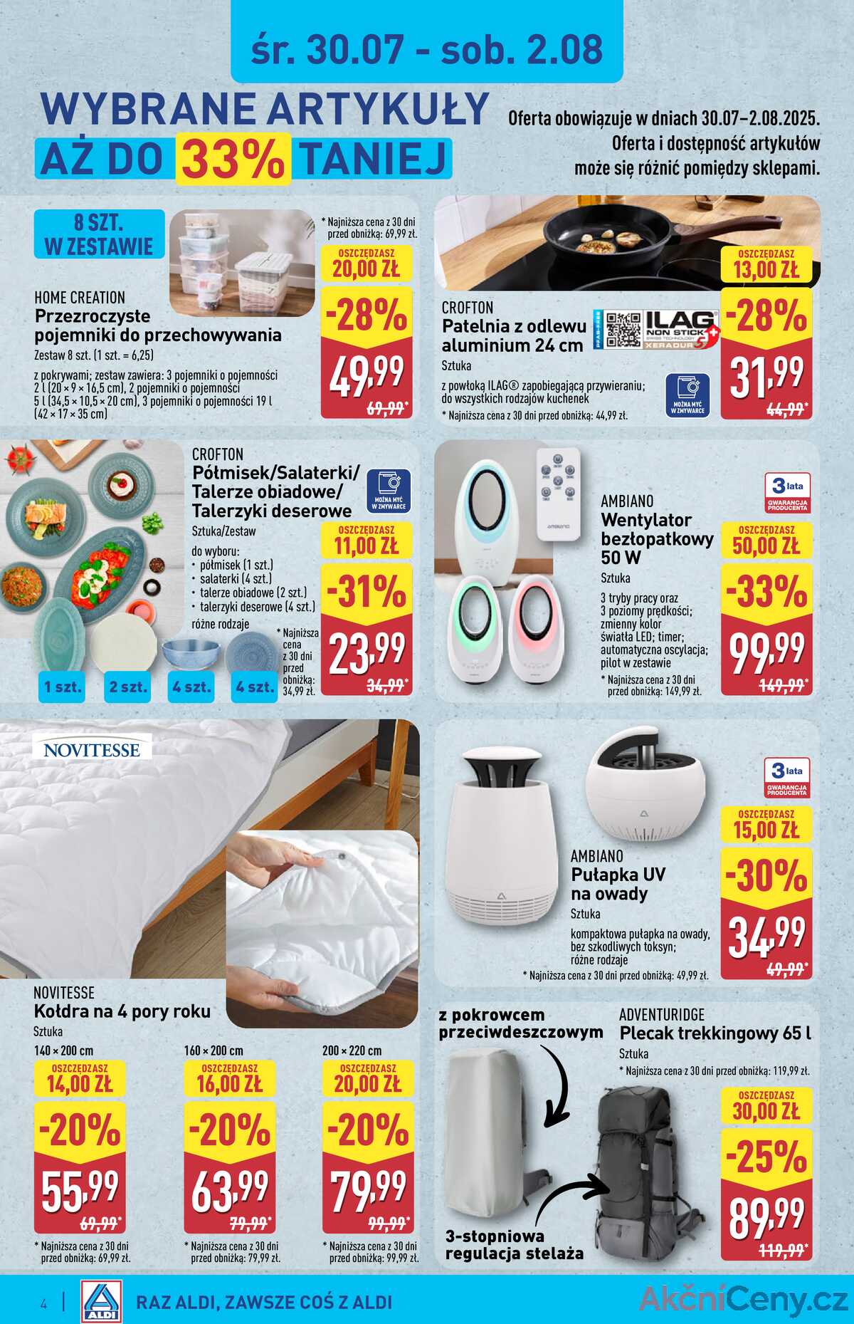 Leták Aldi Polsko 30.7.-5.8.2025 strana 4