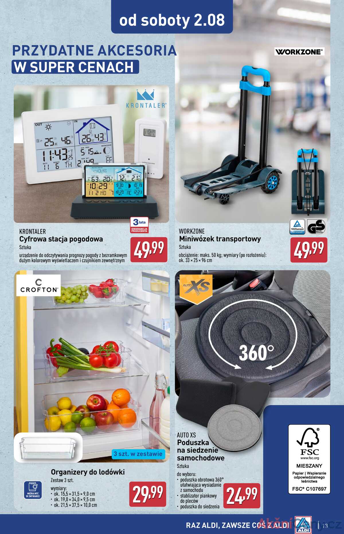 Leták Aldi Polsko 30.7.-5.8.2025 strana 13